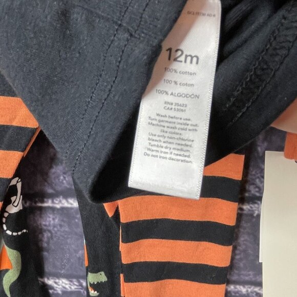 Carter's 12M Toddler Halloween Dinosaur 4pc Snug Fit Pajama Sets Just One You - Picture 7 of 12